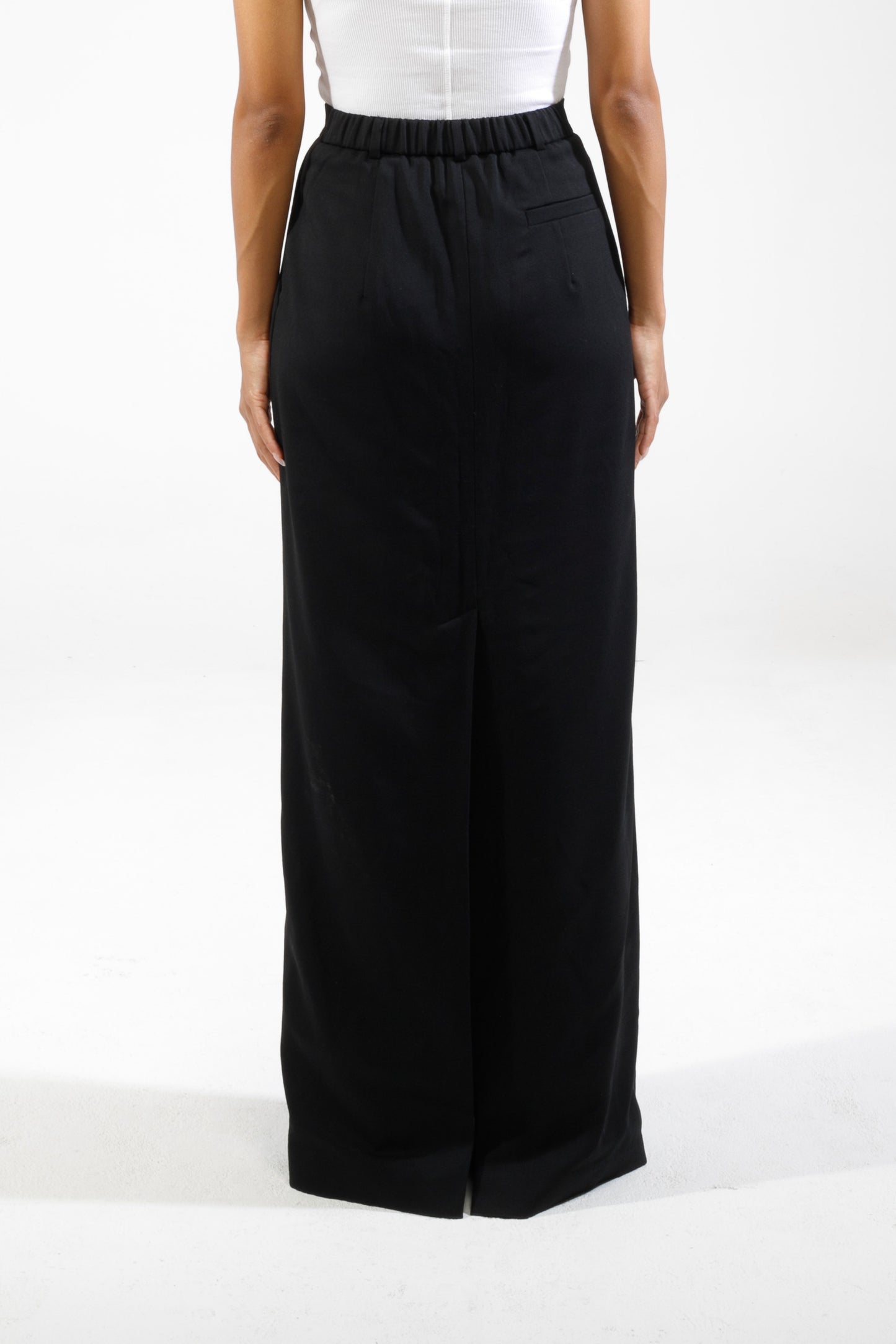 Black maxi skirt